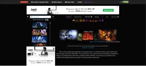 Dotapicker is a pretty good counterpick / synergy tool. : r/DotA2 .